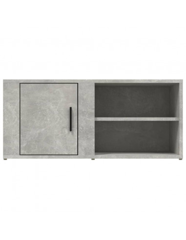 Mobili TV 2 pz Grigio Cemento 80x31,5x36 cm Legno Multistrato