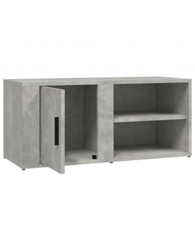 Mobili TV 2 pz Grigio Cemento 80x31,5x36 cm Legno Multistrato