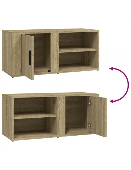Mobili per TV 2pz Rovere Sonoma 80x31,5x36 cm Legno Multistrato