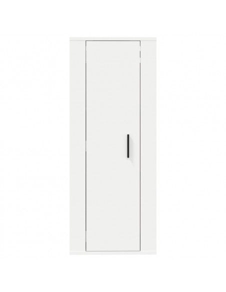 Mobile Porta TV a Parete Bianco 40x34,5x100 cm