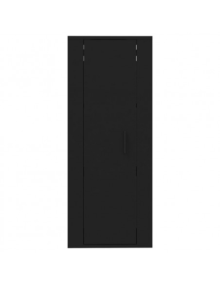 Mobile Porta TV a Parete Nero 40x34,5x100 cm