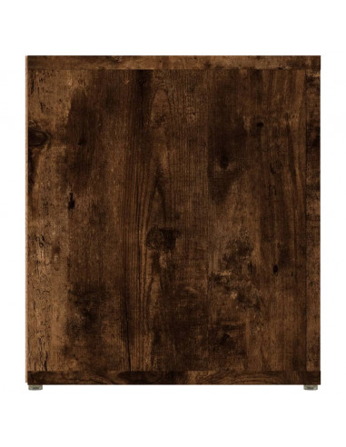 Mobili TV 2pz Rovere Fumo 80x31,5x36 cm in Legno Multistrato