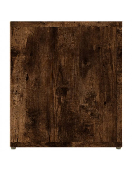 Mobili TV 2pz Rovere Fumo 80x31,5x36 cm in Legno Multistrato