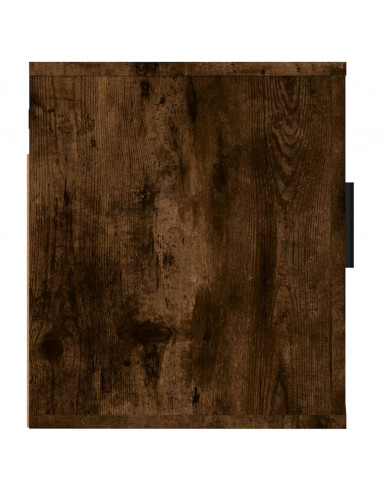 Mobili Porta TV a Parete 2 pz Rovere Fumo 40x34,5x40 cm