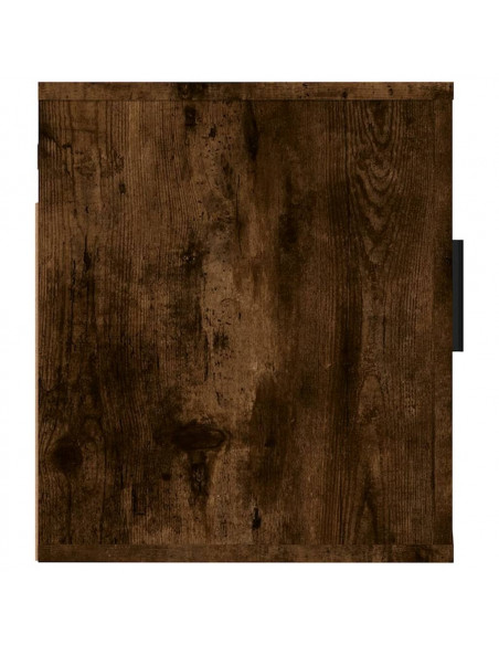 Mobili Porta TV a Parete 2 pz Rovere Fumo 40x34,5x40 cm