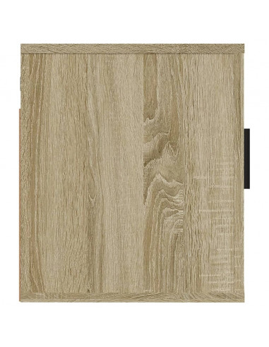 Mobili Porta TV a Parete 2 pz Rovere Sonoma 40x34,5x40 cm