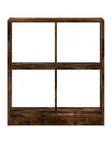 Libreria Rovere Fumo 68,5x32x75 cm in Legno Multistrato