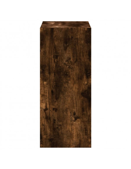 Libreria Rovere Fumo 68,5x32x75 cm in Legno Multistrato