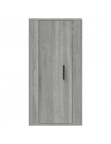 Mobile Porta TV a Parete Grigio Sonoma 40x34,5x80 cm