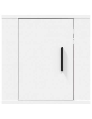 Mobile Porta TV a Parete Bianco 40x34,5x40 cm