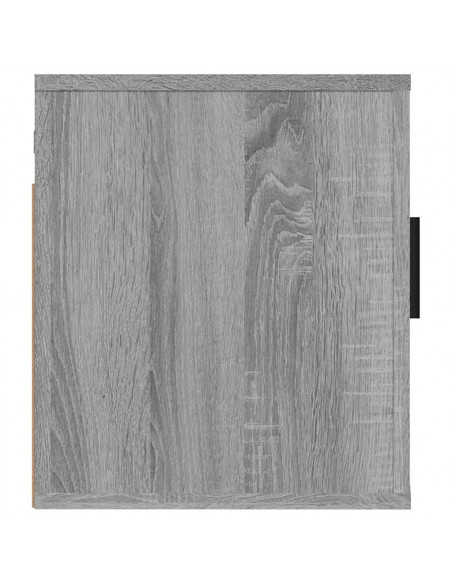 Mobili Porta TV a Parete 2 pz Grigio Sonoma 40x34,5x40 cm