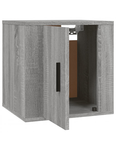 Mobili Porta TV a Parete 2 pz Grigio Sonoma 40x34,5x40 cm