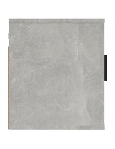 Mobili Porta TV a Parete 2 pz Grigio Cemento 40x34,5x40 cm 2