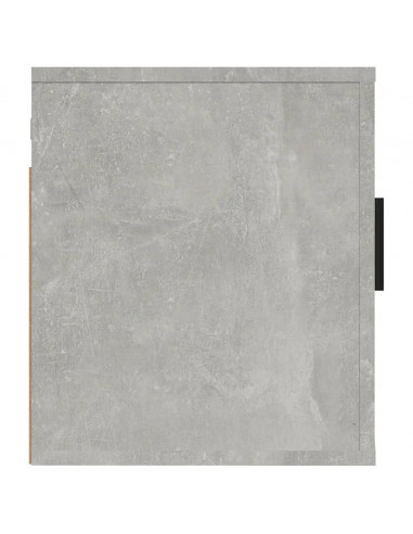 Mobili Porta TV a Parete 2 pz Grigio Cemento 40x34,5x40 cm
