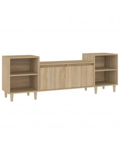Mobile Porta TV Rovere Sonoma 160x35x55 cm Legno Multistrato 2