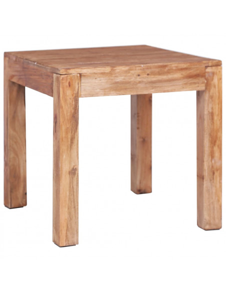 Tavolino da Caffè 53x50x50 cm in Legno Massello di Recupero