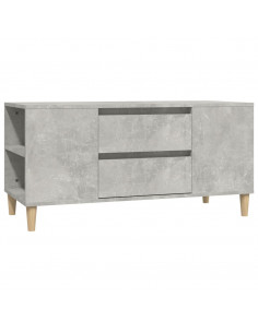 Mobile per TV Grigio Cemento 102x44,5x50 cm Legno Multistrato 2