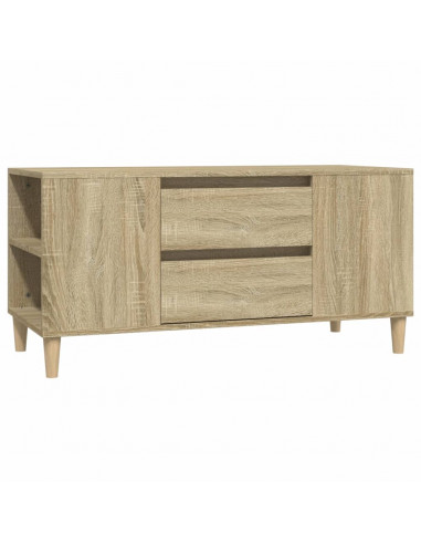 Mobile Porta TV Rovere Sonoma 102x44,5x50 cm Legno Multistrato