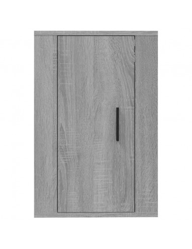 Mobile Porta TV a Parete Grigio Sonoma 40x34,5x60 cm