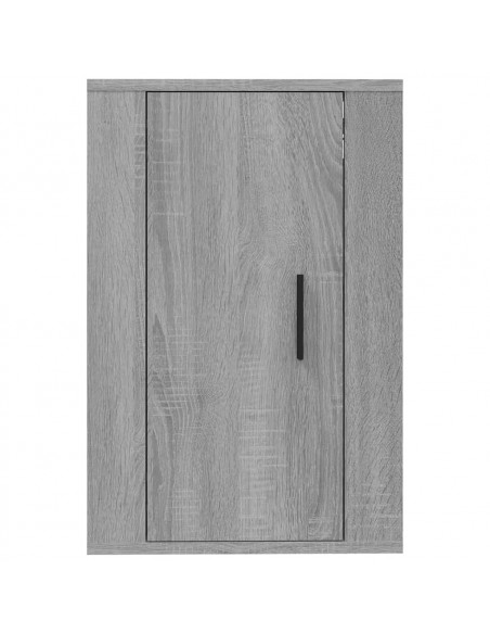 Mobile Porta TV a Parete Grigio Sonoma 40x34,5x60 cm