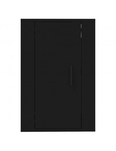 Mobile Porta TV a Parete Nero 40x34,5x60 cm