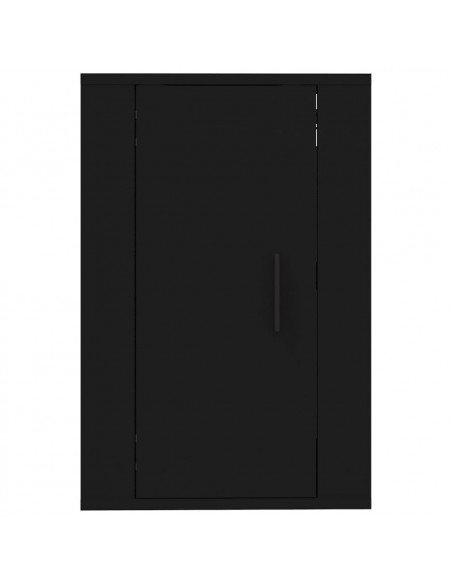 Mobile Porta TV a Parete Nero 40x34,5x60 cm