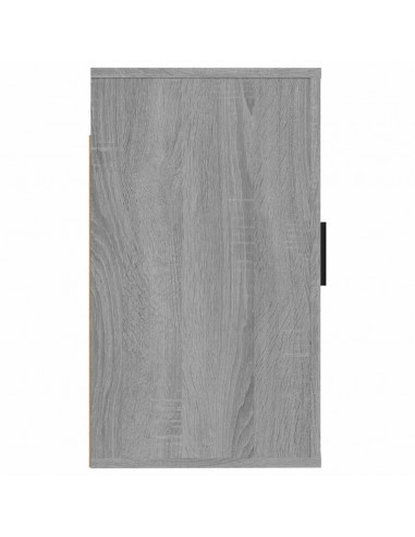 Mobili Porta TV a Parete 2 pz Grigio Sonoma 40x34,5x60 cm