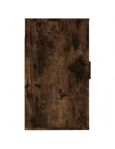 Mobili Porta TV a Parete 2 pz Rovere Fumo 40x34,5x60 cm 2
