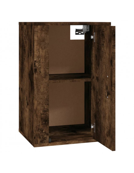 Mobili Porta TV a Parete 2 pz Rovere Fumo 40x34,5x60 cm