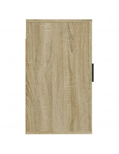 Mobili Porta TV a Parete 2 pz Rovere Sonoma 40x34,5x60 cm 2