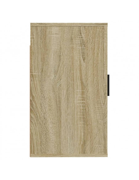 Mobili Porta TV a Parete 2 pz Rovere Sonoma 40x34,5x60 cm