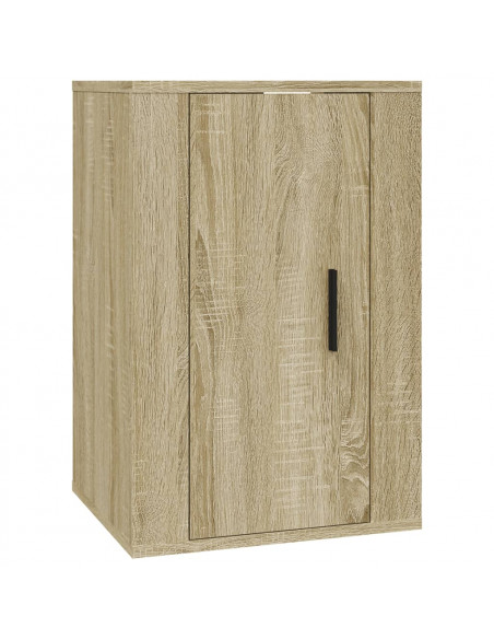 Mobile Porta TV a Parete Rovere Sonoma 40x34,5x60 cm