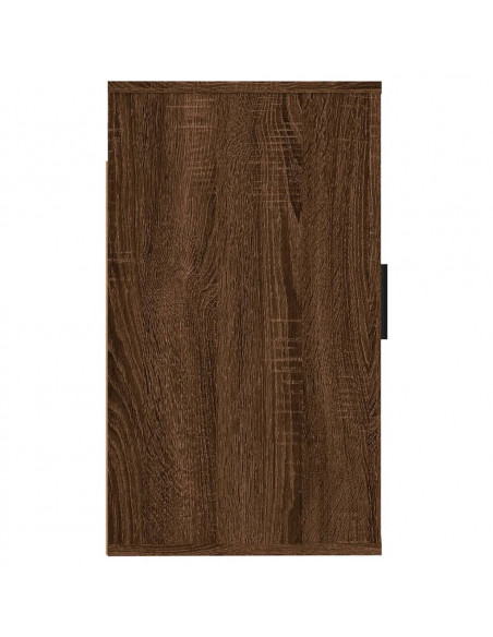Mobili Porta TV a Parete 2 pz Rovere Marrone 40x34,5x60 cm