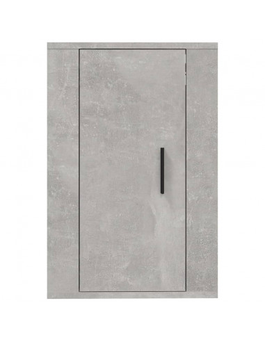 Mobile Porta TV a Parete Grigio Cemento 40x34,5x60 cm