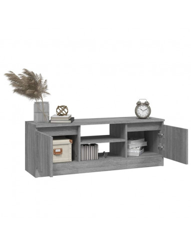 Mobile Porta TV con Anta Grigio Sonoma 102x30x36 cm