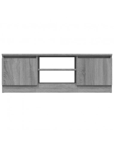 Mobile Porta TV con Anta Grigio Sonoma 102x30x36 cm