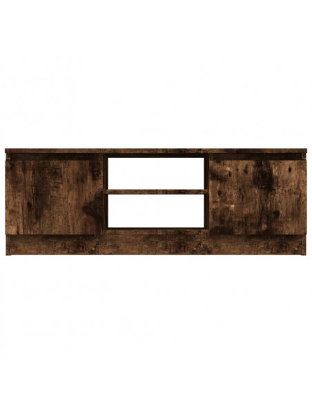 Mobile Porta TV con Anta Rovere Fumo 102x30x36 cm