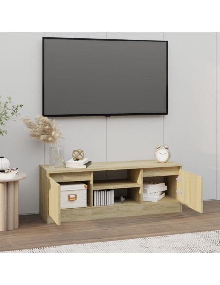 Mobile Porta TV con Anta Rovere Sonoma 102x30x36 cm