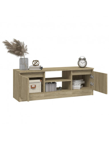 Mobile Porta TV con Anta Rovere Sonoma 102x30x36 cm