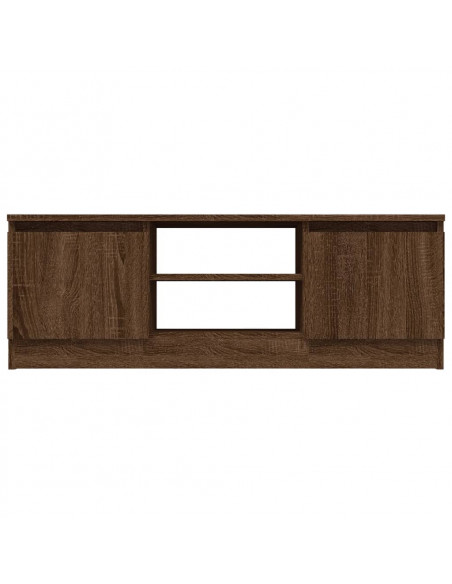 Mobile Porta TV con Anta Rovere Marrone 102x30x36 cm