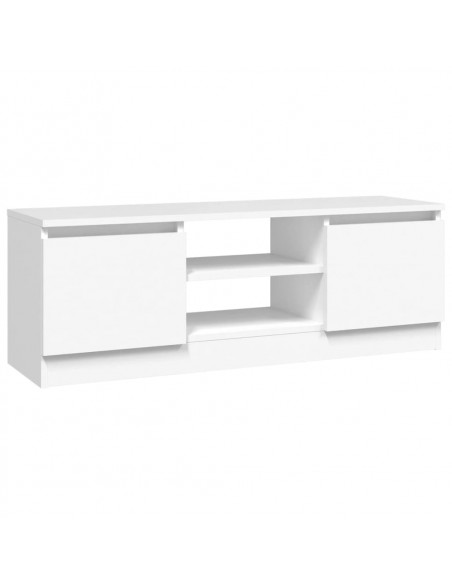 Mobile Porta TV con Anta Bianco 102x30x36 cm
