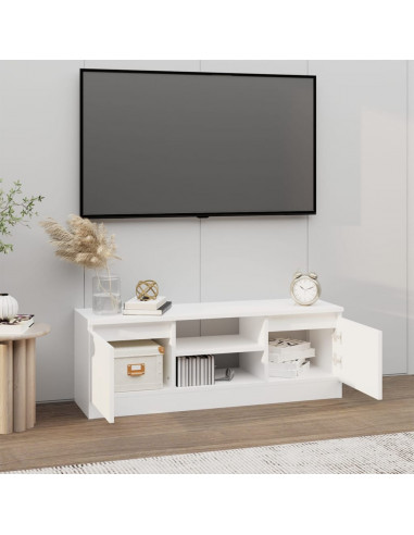 Mobile Porta TV con Anta Bianco 102x30x36 cm