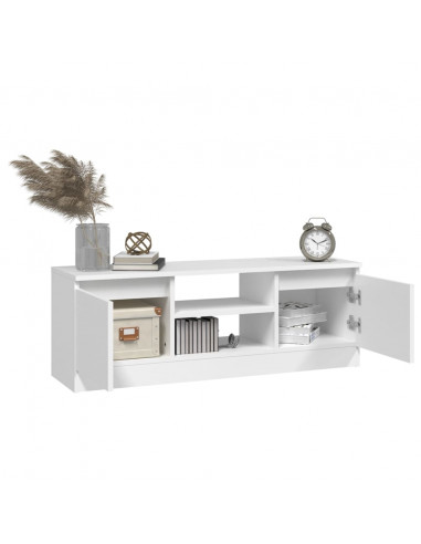 Mobile Porta TV con Anta Bianco 102x30x36 cm