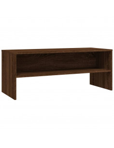 Mobile Porta TV Rovere Marrone 100x40x40cm in Legno Multistrato 2