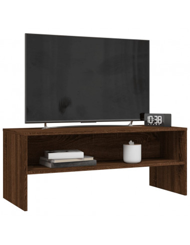 Mobile Porta TV Rovere Marrone 100x40x40cm in Legno Multistrato