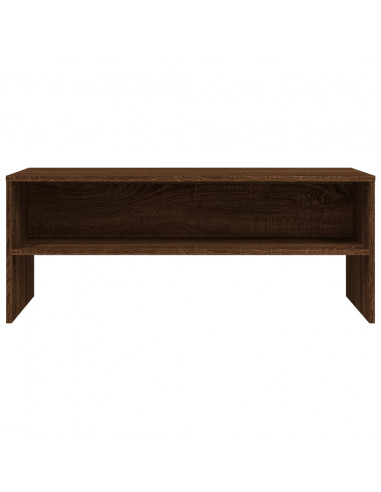 Mobile Porta TV Rovere Marrone 100x40x40cm in Legno Multistrato