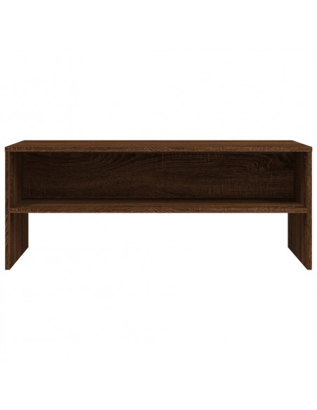 Mobile Porta TV Rovere Marrone 100x40x40cm in Legno Multistrato