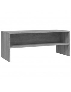 Mobile Porta TV Grigio Sonoma 100x40x40 cm in Legno Multistrato 2