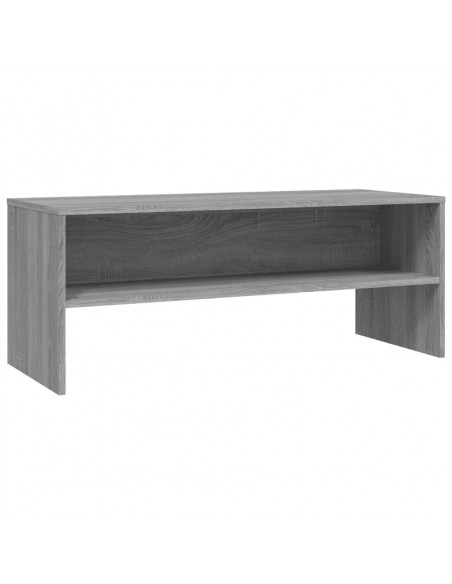 Mobile Porta TV Grigio Sonoma 100x40x40 cm in Legno Multistrato