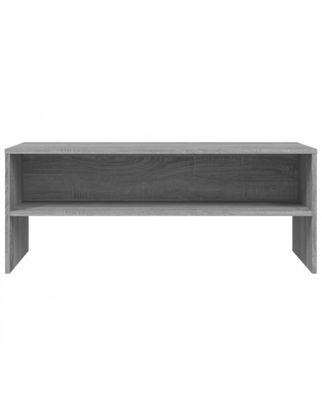 Mobile Porta TV Grigio Sonoma 100x40x40 cm in Legno Multistrato